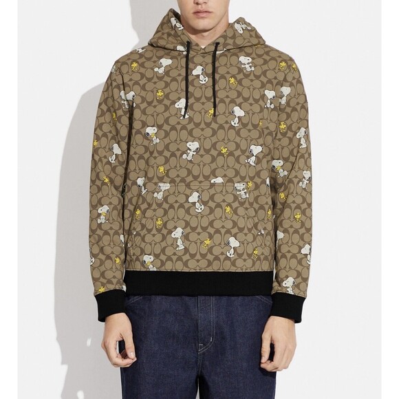 Coach X Peanuts S CE545 Signature Snoopy Hoodie NWT Org $378 - Picture 7 of 10